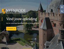 Tablet Screenshot of nyenrode.nl